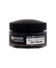 Garnier Pure Active AHA + BHA Charcoal Daily Mattifying Air Cream Day Cream