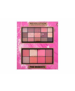 Makeup Revolution London Pink Moments Face & Eye Gift Set Blush