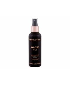 Makeup Revolution London Glow Fix Illuminating Fixing Spray Make - Up Fixator