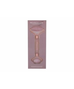 Revolution Skincare Roller Rose Quartz Facial Roller Massage Roller and Stone