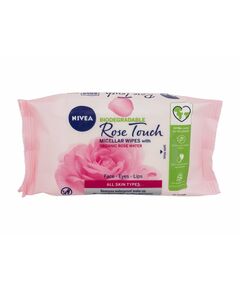 Nivea Rose Touch Micellar Wipes With Organic Rose Water Cleansing Wipes