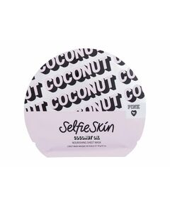 Pink Selfie Skin Coconut Oil Sheet Mask Face Mask