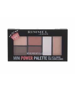 Rimmel London Mini Power Palette  Contouring Palette, Капацитет: 6,8 g, Пол: Women, Shade: 003 Queen