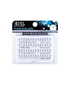 Ardell 3D Faux Mink Individuals False Eyelashes, Капацитет: 56 pc, Пол: Women, Shade: Black