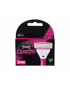 Wilkinson Sword Quattro For Women  Replacement blade, Капацитет: 3 pc, Пол: Women