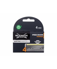 Wilkinson Sword Quattro Essential 4 Precision Trimmer Replacement blade, Капацитет: 4 pc, Пол: Men