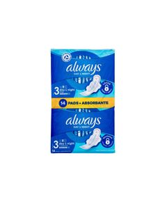 Always Platinum Secure Night Sanitary Pad, Капацитет: 14 pc, Пол: Women