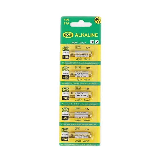 Алкални батерии - 27a - 5pcs - 400024