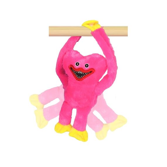 Плюшена играчка Huggy Wuggy, което прави салта - 20cm - 559632 - Pink