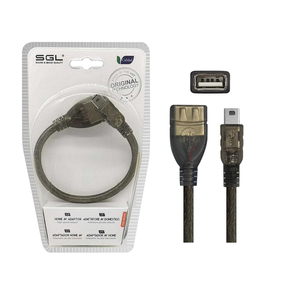 Адаптер за преходник - USB -A женски/микро USB - 17S -01 - 20см - 098111