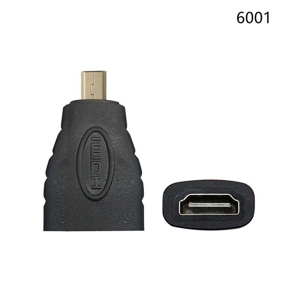 Видео/аудио адаптер - Micro HDMI мъжки към HDMI женски - 6001 - 098357