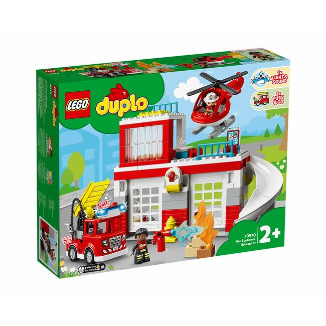 LEGO® DUPLO® Town 10970 - Пожарна команда и хеликоптер