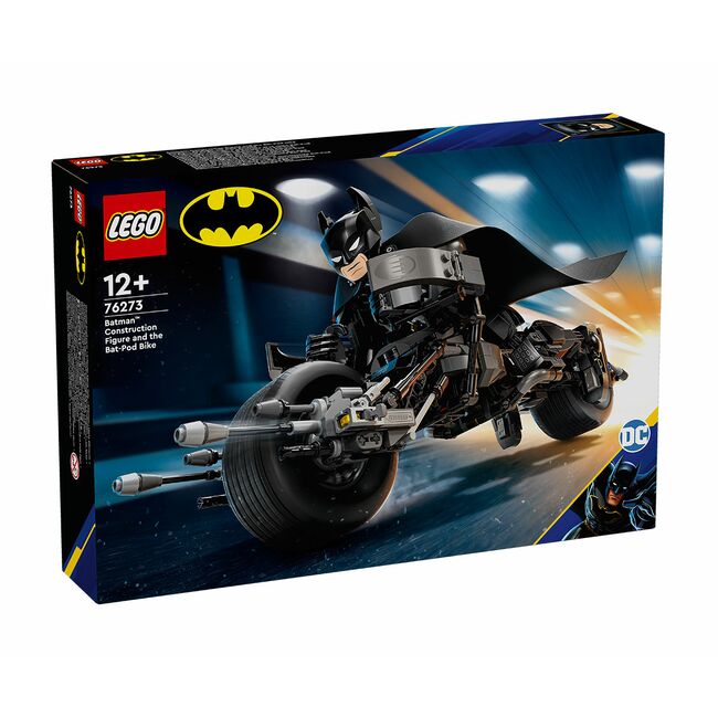 LEGO® DC Comics Super Heroes 76273 Batman™ - Фигура за изграждане Батман и мотоциклет