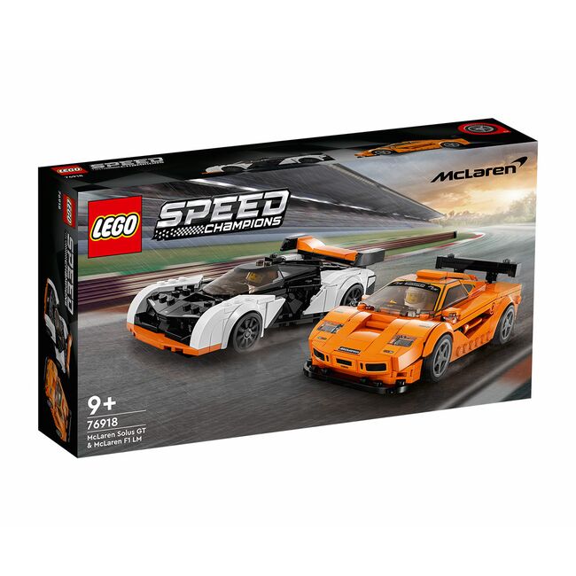 LEGO® Speed Champions 76918 - McLaren Solus GT и McLaren F1 LM