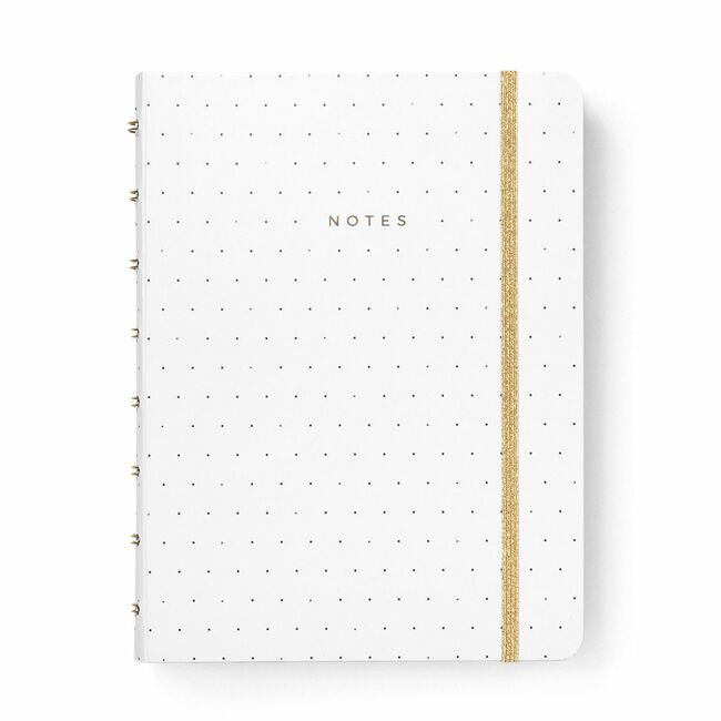 Filofax Тефтер Moonlight, A5, бял