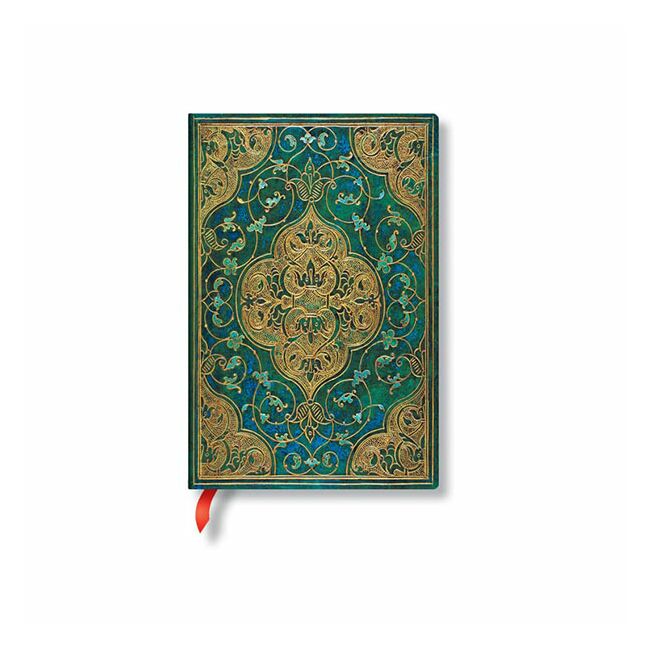 Paperblanks Тефтер Turquoise, Mini, широки редове, мека корица, 104 листа