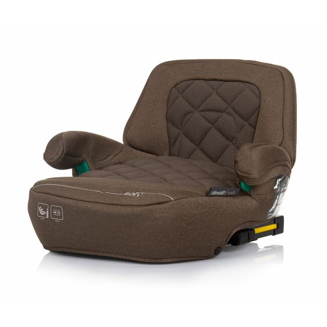 Детска седалка за кола Chipolino Safy Isofix, I-Size 125-150 см, макадамия, 15-36 кг