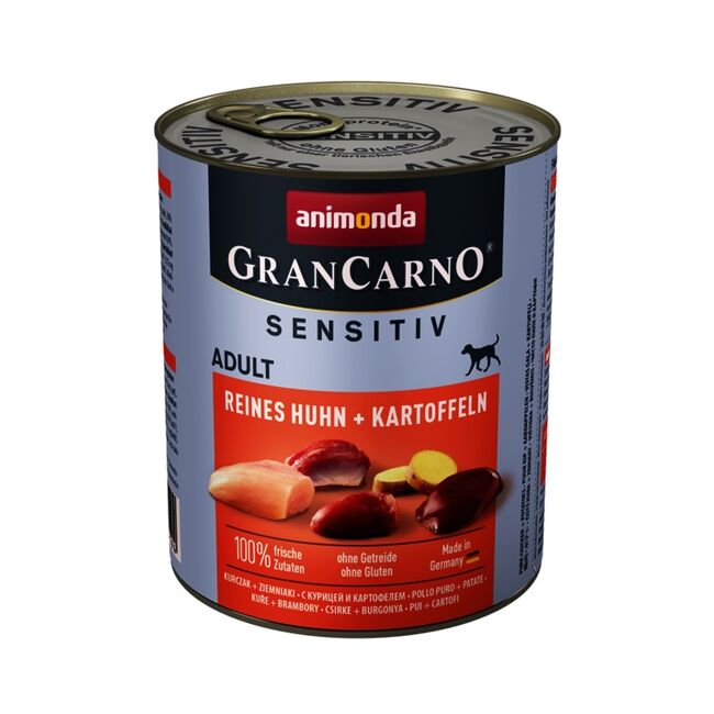 GranCarno® Sensetive 53% пиле, 10% картофи, 800 гр