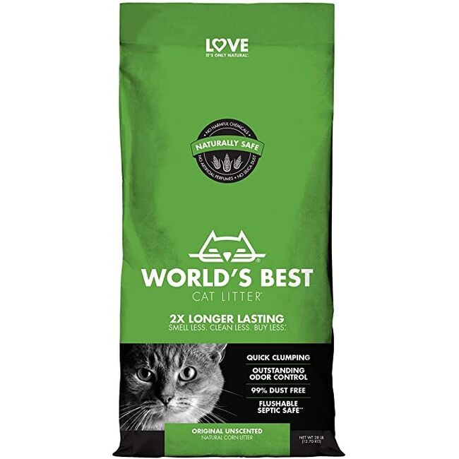 Worlds Best Cat Litter 12.7 кг - котешка постелка натурал, 100% биоразградима