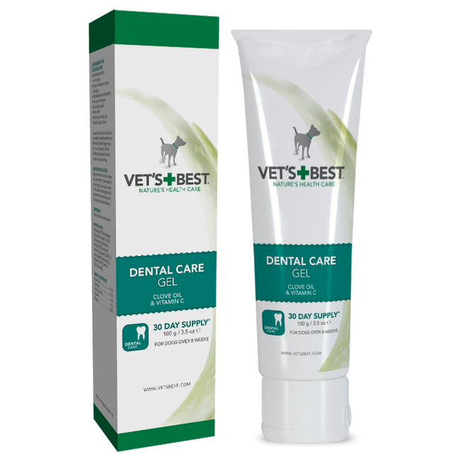 Vet's Best Dental gel 100гр гел за зъби кучета, с масло от нийм, грейпфрут, Алое