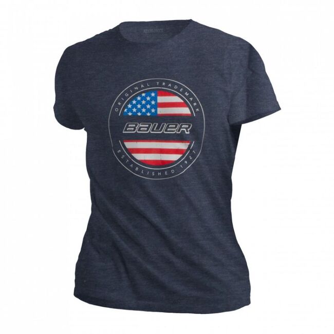 T-shirt Bauer USA Flag Sr M 1059426, Пол: Men, Размер: s