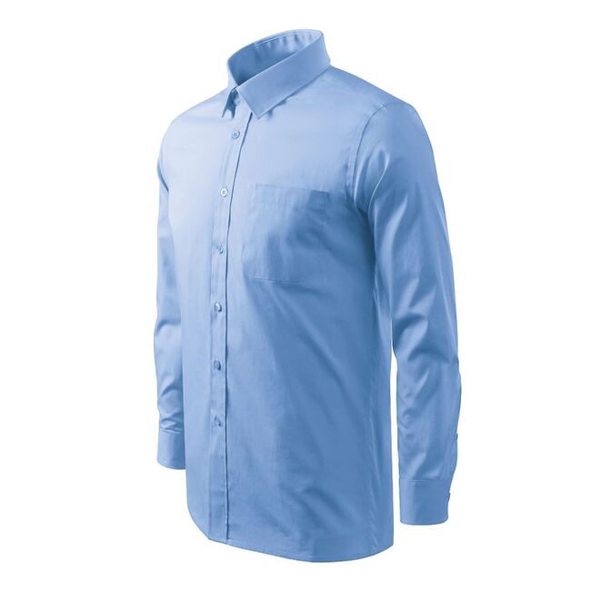 Malfini Style LS M MLI-20915 blue shirt, Пол: Men, Размер: 2XL