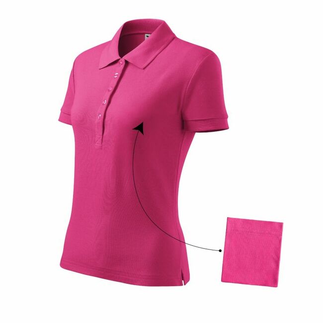 Malfini Cotton polo shirt in purple red, Пол: Women, Размер: s