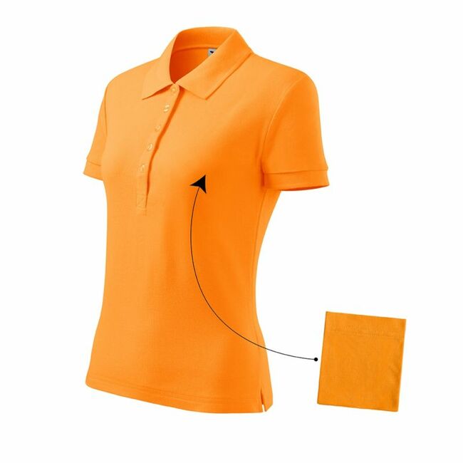 Malfini Cotton polo shirt W MLI-213A2 tangerine, Пол: Women, Размер: s