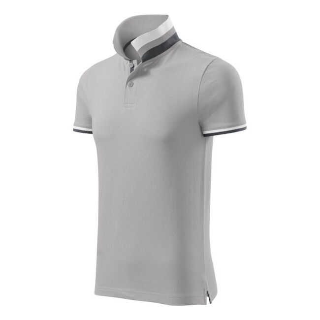 Malfini Collar Up W MLI-256A4 silver gray polo shirt, Пол: Men, Размер: m