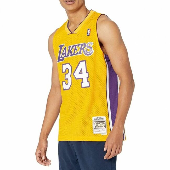 Mitchell & Ness Los Angeles Lakers NBA Swingman Home Jersey Lakers 99 Shaquille O`Neal SMJYGS18179-LALLTGD99SON, Пол: Men, Размер: s