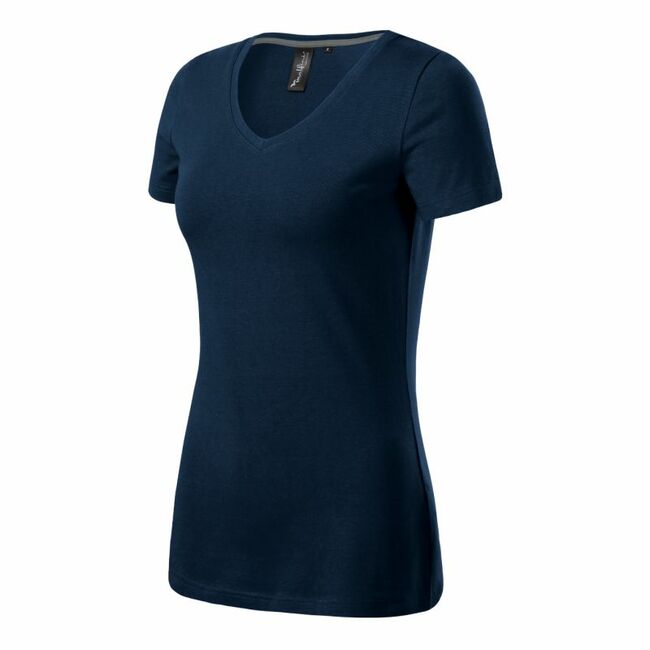 Malfini Action V-neck T-shirt W MLI-70102 navy blue, Пол: Women, Размер: 2XL