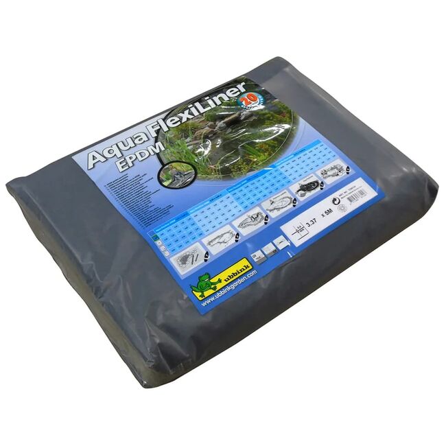 Ubbink Настилка за дворно езерце AquaFlexiLiner EPDM 3,37x5 м 1336124, Размер: 3.37 x 5 m