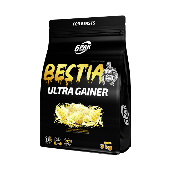 BESTIA Ultra Gainer, Вкус: Ванилов сладолед