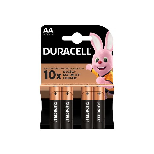 Батерии Duracell Basic MN1500 AA 4бр. блистер