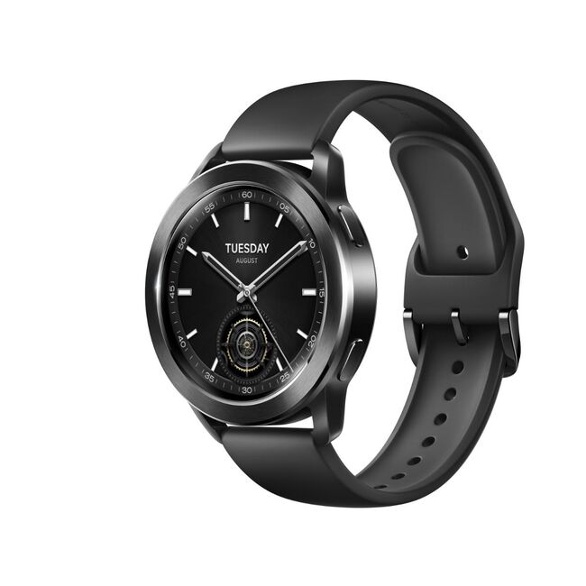 Xiaomi Watch S3 3,63 см (1.43") AMOLED 47 мм Цифров 466 x 466 пиксела Тъчскрийн Сребърен GPS (сателитен) Black, Цвят: Black