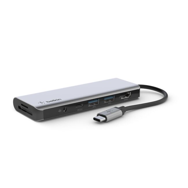 Belkin AVC009btSGY USB 3.2 Gen 1 (3.1 Gen 1) Type-C Сребърен