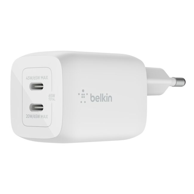 Belkin WCH013vfWH Ноутбук, Смартфон, Таблет Бяла Променлив ток (AC) Бързо зареждане На закрито