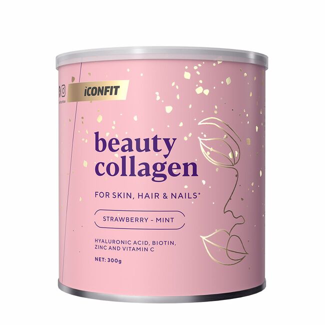 Колаген Beauty Collagen ICONFIT, 300g, Ягода и мента, Вкус: Ягода-Мента