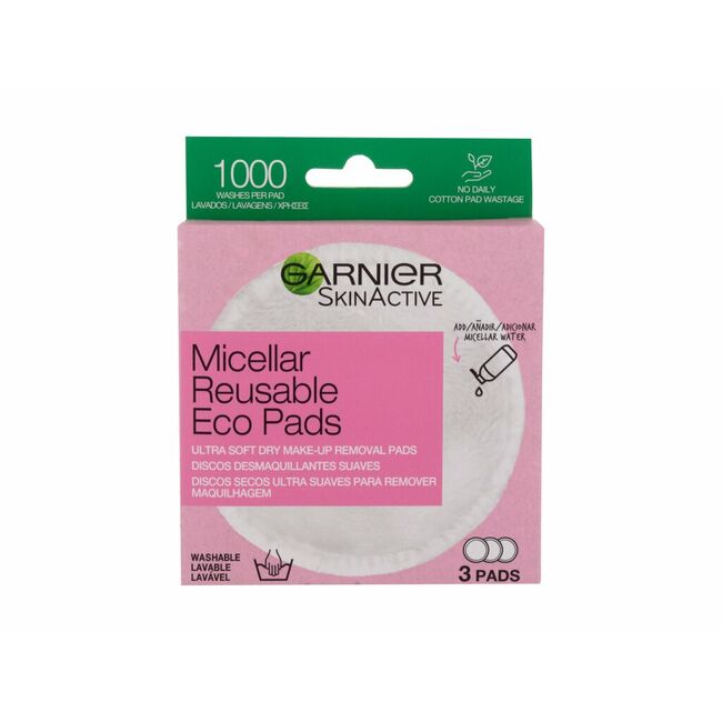 Garnier Skin Naturals Micellar Reusable Eco Pads Cleansiing Pads