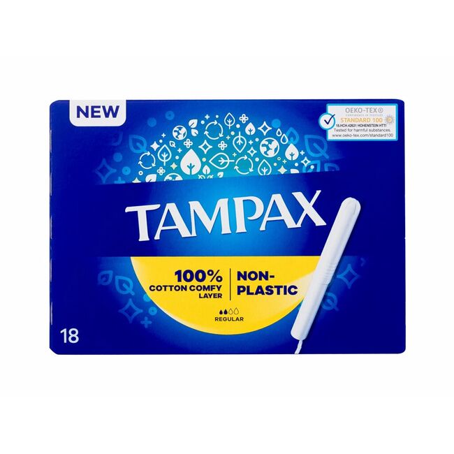 Tampax Non-Plastic Regular Tampon