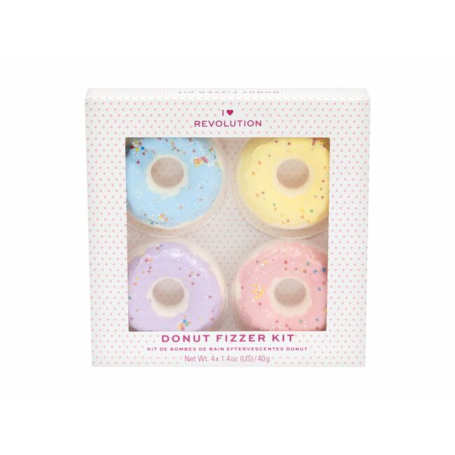 I Heart Revolution Donut  Bath Fizzer, Капацитет: 40 g, Пол: Women, Shade: Blueberry