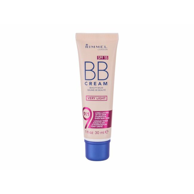 Rimmel London BB Cream 9in1, Капацитет: 30 ml, Пол: Women, Shade: Very Light