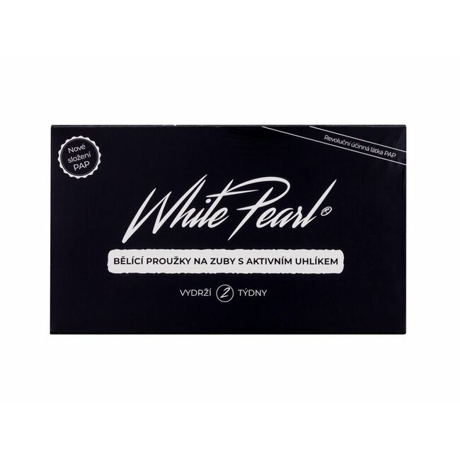 White Pearl PAP Charcoal Whitening Strips Teeth Whitening