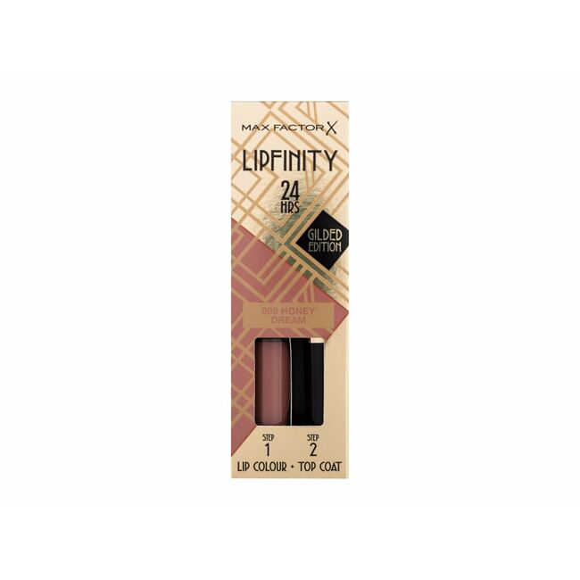 Max Factor Lipfinity 24HRS Lip Colour Lipstick, Капацитет: 4,2 g, Пол: Women, Shade: 008 Honey Dream